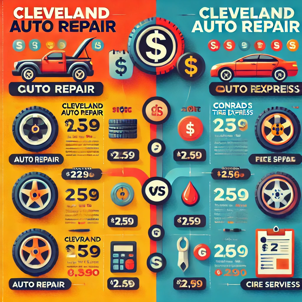 tire repair cost comparison chart