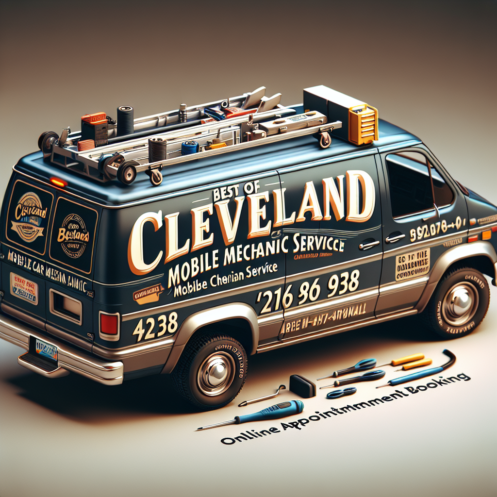 Award-winning mobile auto care service in Cleveland, Ohio, featuring a best of Cleveland accolade, with contact number (216) 480-9538 and a link for booking appointments online.