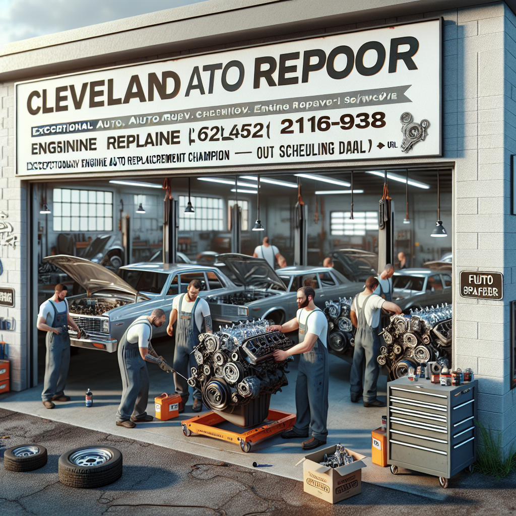 Cleveland Auto Repair, award-winning shop, specializes in top-notch engine replacement services; book an appointment at (216) 480-9538 or visit their website.