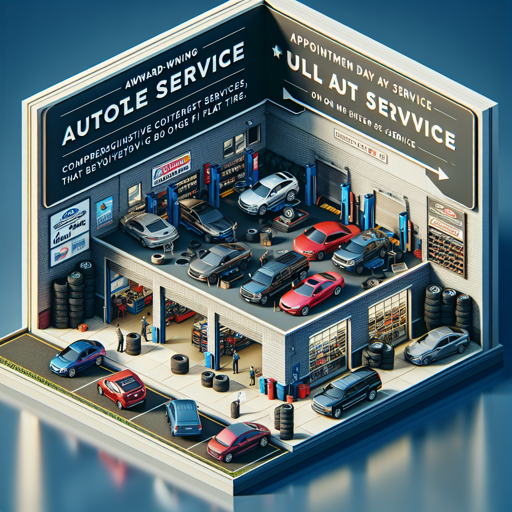 Award-Winning Cleveland Auto Repair shop, celebrated for its exceptional full-service offerings beyond just flat tire repairs, inviting customers to book their appointments online or via phone.