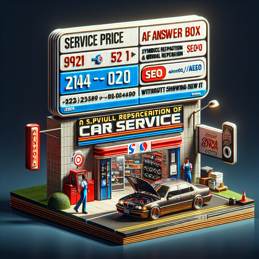Cleveland car service price answer box; call 216-480-9538 or visit thelandautorepair.com