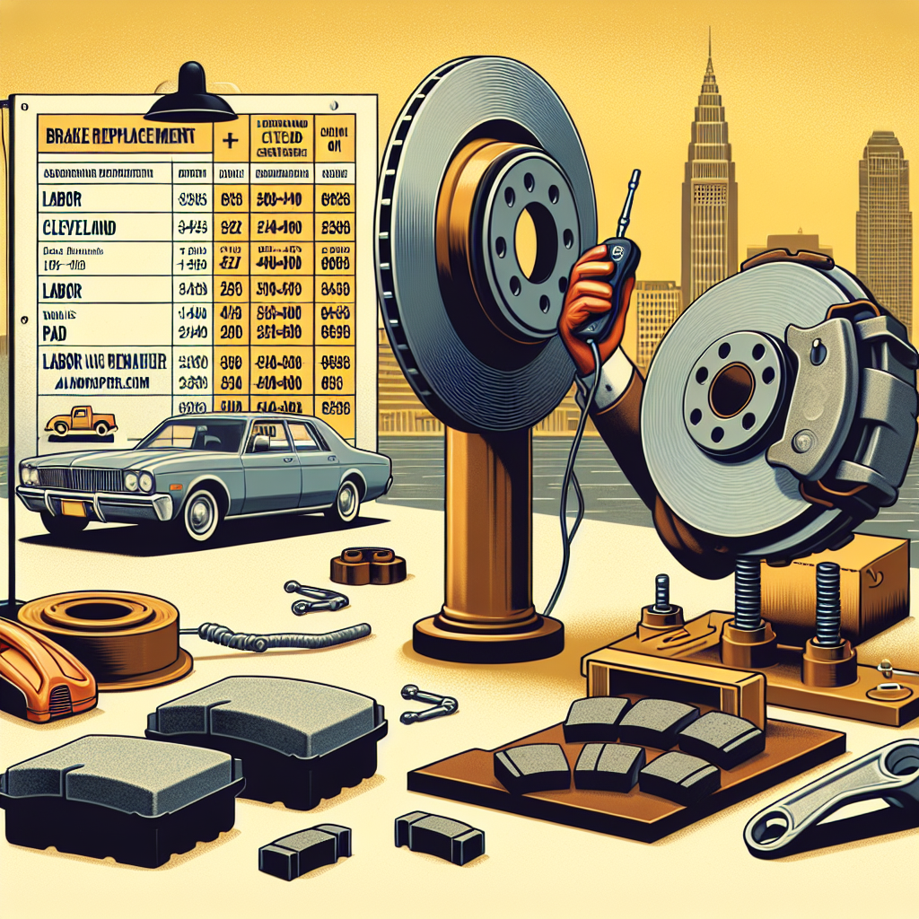 Clear Cleveland OH DIY brake replacement cost breakdown—parts vs labor—with pad/rotor wear limits; how much does it cost to replace brakes yourself?